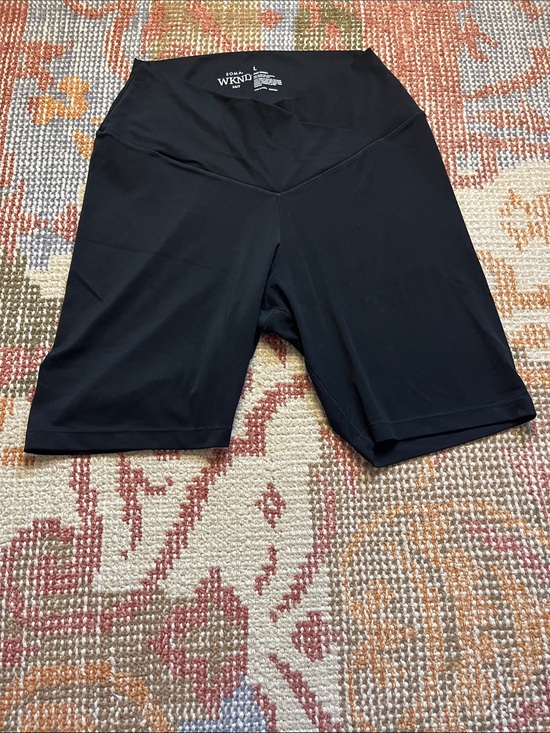 Soma Pants - Soma WKND 24/7 Black Crossover V-Front Bike Shorts Size Large Like New